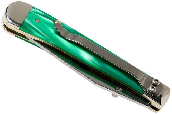 Imagen para Case Slim Trapperlock SparXX Green Pearl Kirinite Smooth, 27376 10154AC SS navaja