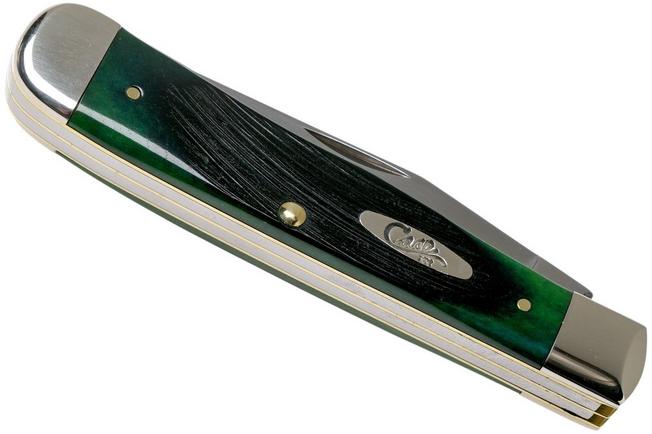 Image for Case Trapper Hunter Green Bone, Sawcut, 27660, 6254 SS pocket knife
