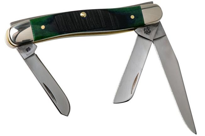 Imagen para Case Medium Stockman Hunter Green Bone, Sawcut, 27664 6318 SS navaja