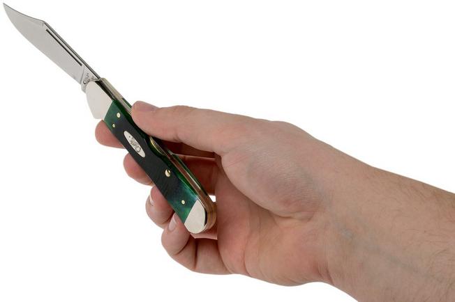 Image for Case Copperlock Hunter Green Bone, Sawcut, 27665, 61549L SS pocket knife