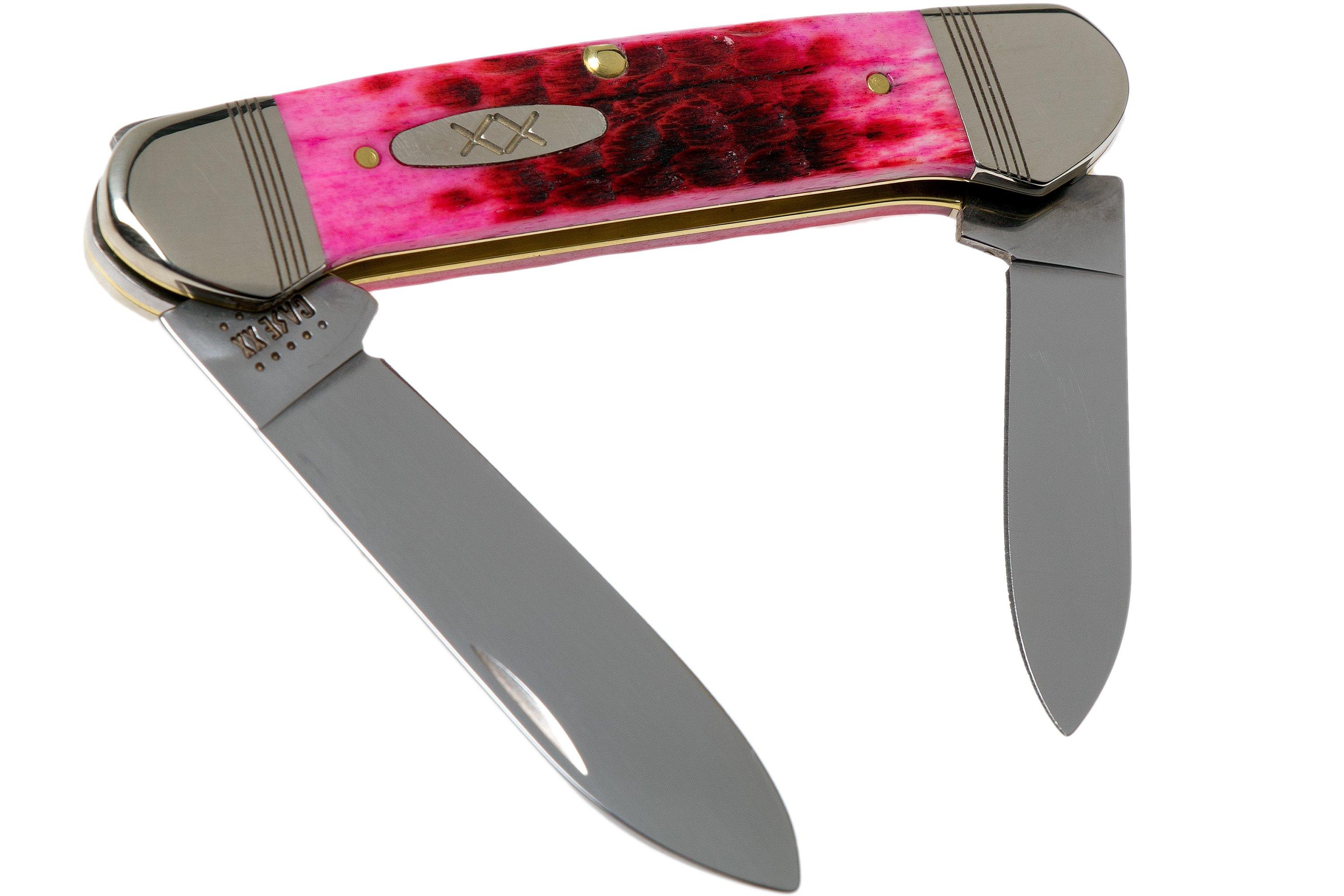 Case Knives Canoe Raspberry Bone, Standard Jig, 27722, 62131 SS pocket
