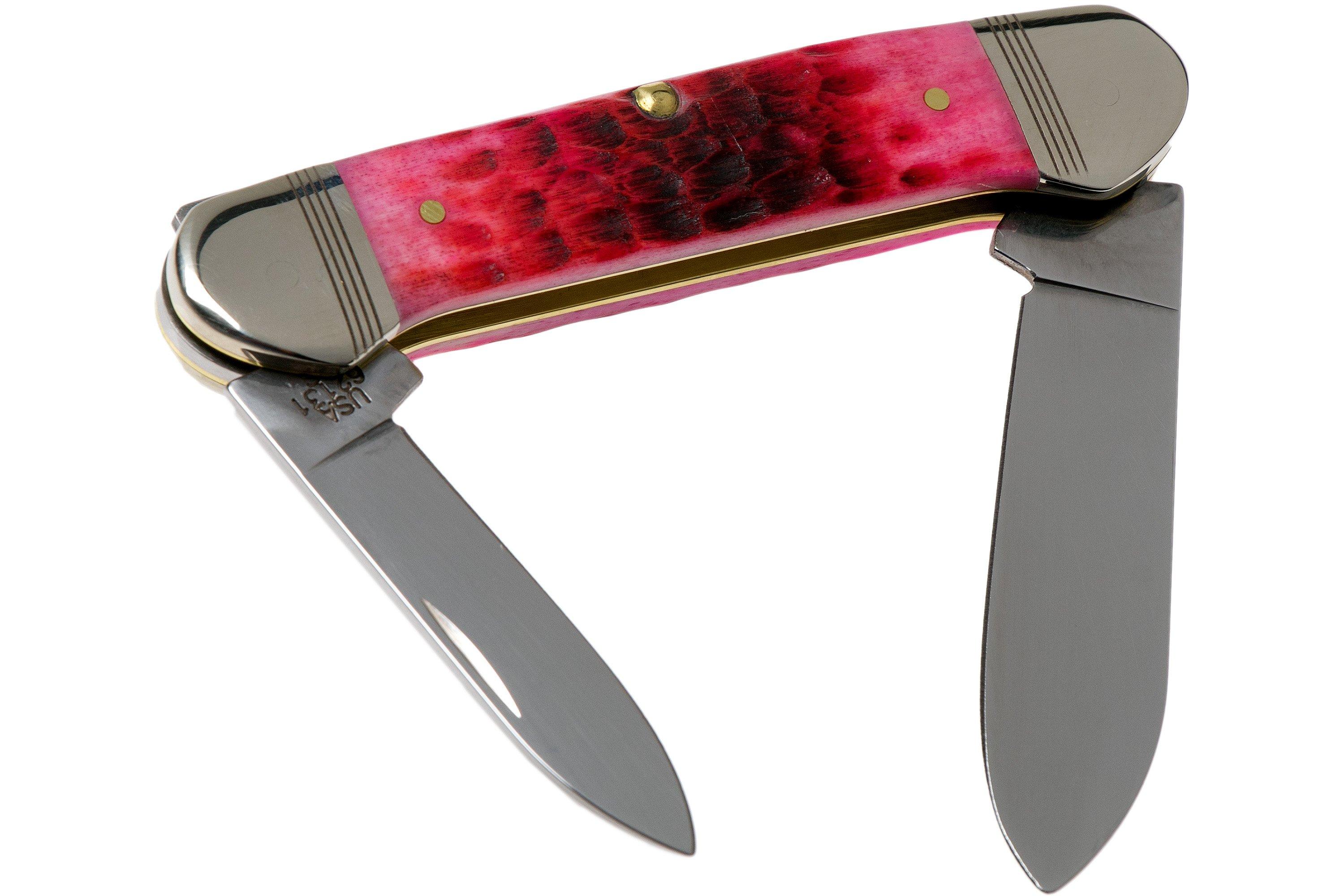 Case Knives Canoe Raspberry Bone, Standard Jig, 27722, 62131 SS pocket