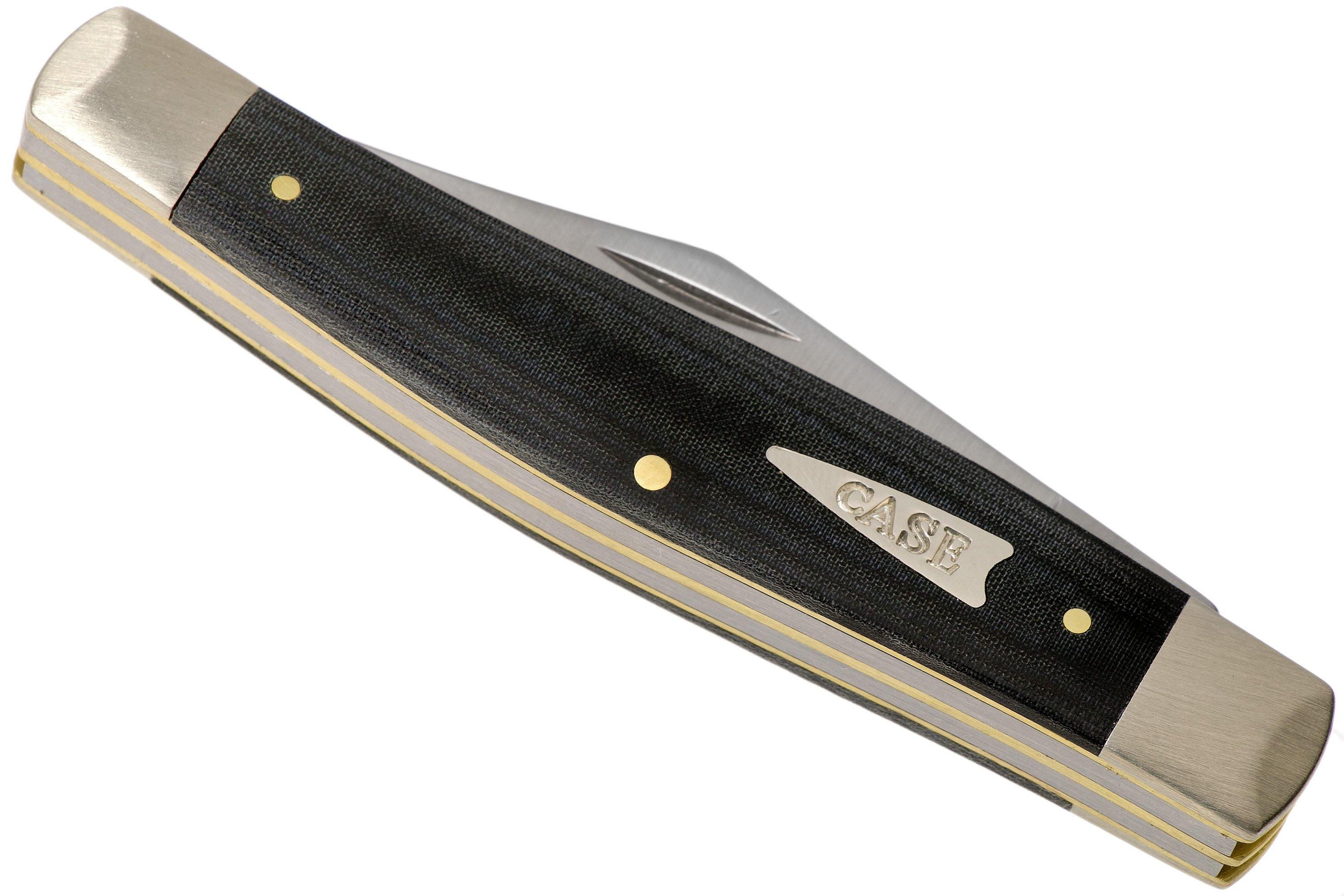 Case Large Stockman Smooth Black Micarta, 27732, 10375 SS pocket knife Advantageously shopping