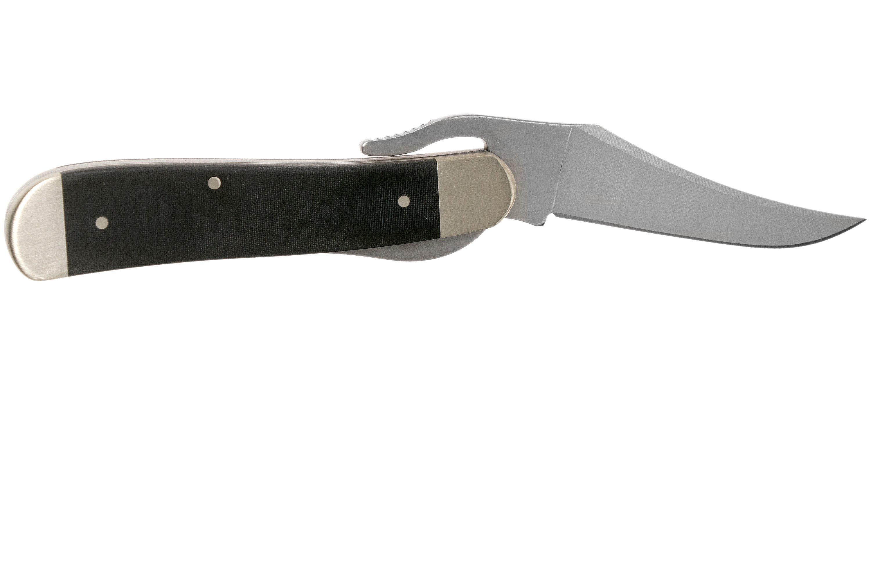 Case Russlock Smooth Black Micarta, 27734, 101953L SS canivete ...