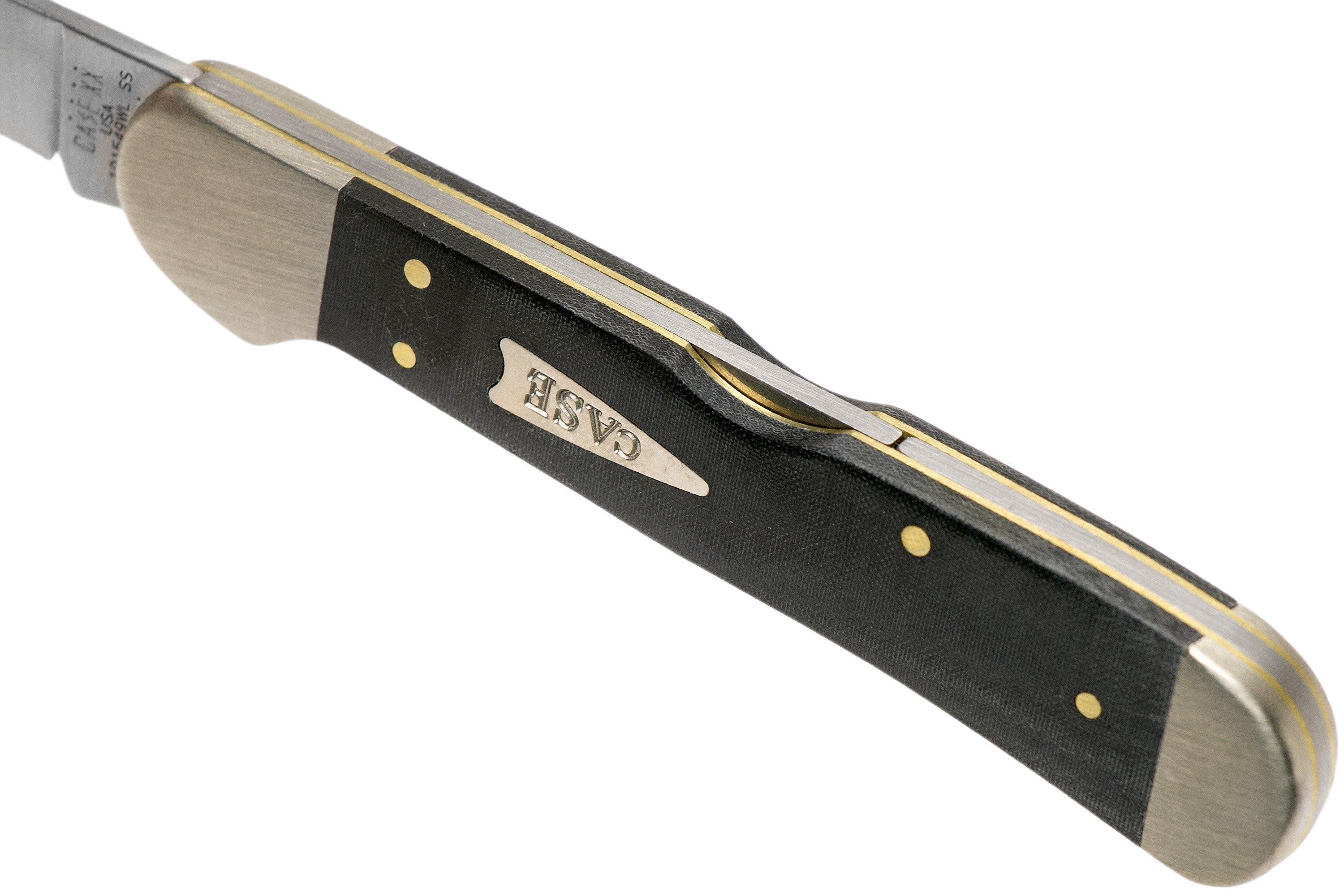 Case Copperlock Smooth Black Micarta, 27736, 101549WL SS pocket knife