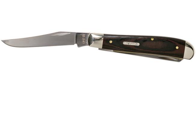 Case Sod Buster Jr. Rough Black Synthetic, 18229, 6137 SS pocket knife