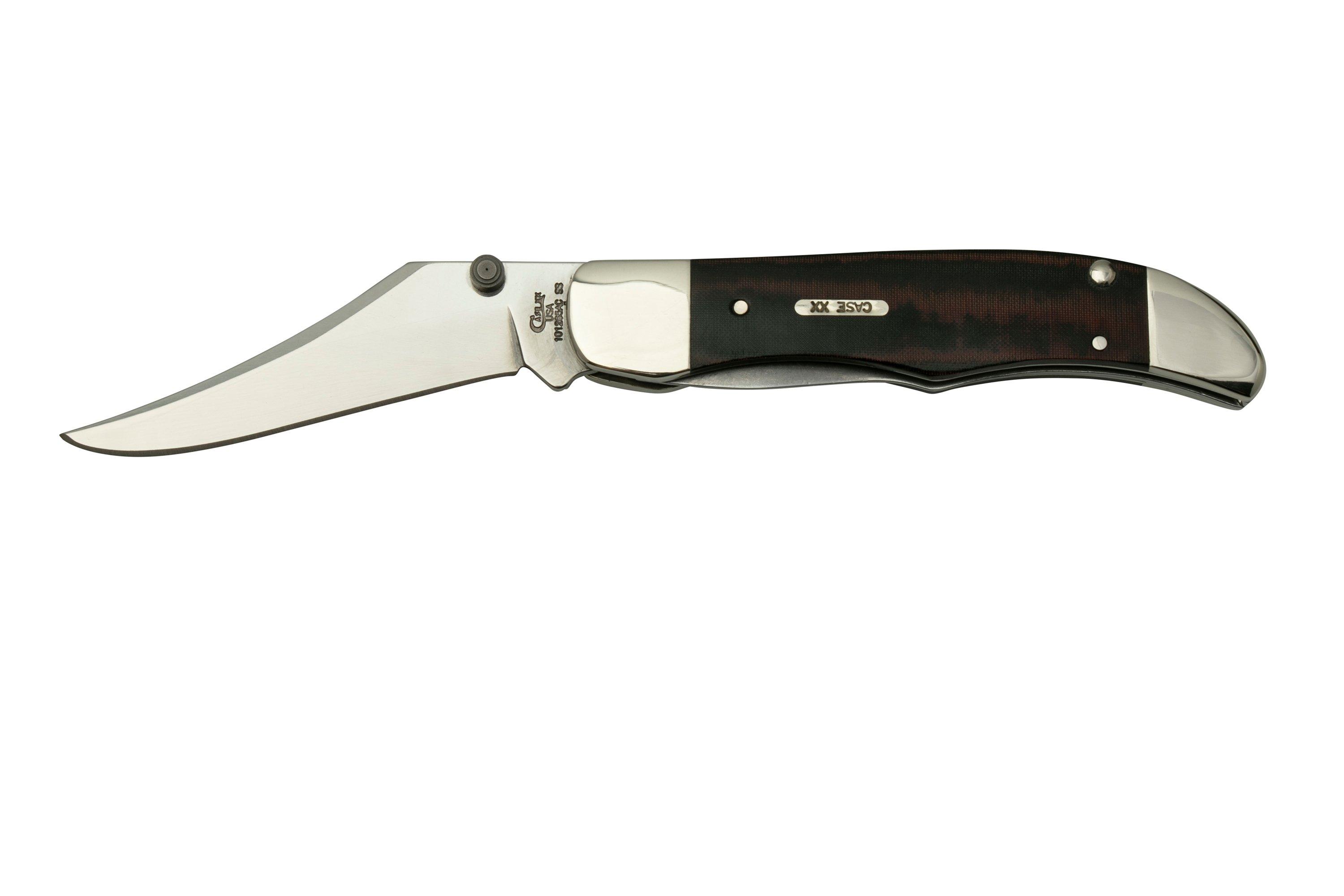 Case Bose Kickstart Mid Folding Hunter Red & Black Micarta, 27855, 101265AC SS pocket knife
