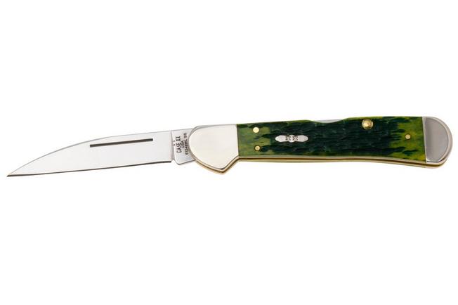 Afbeelding voor Case CopperLock Green Apple Bone, Peach Seed Jig, 27864, 61549WL SS zakmes