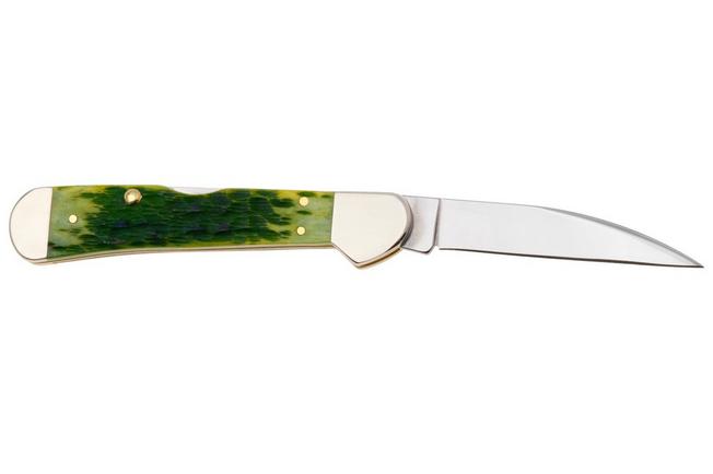 Afbeelding voor Case CopperLock Green Apple Bone, Peach Seed Jig, 27864, 61549WL SS zakmes