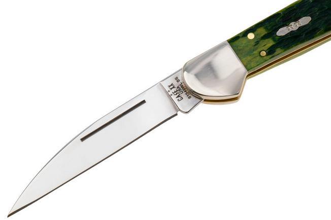 Afbeelding voor Case CopperLock Green Apple Bone, Peach Seed Jig, 27864, 61549WL SS zakmes