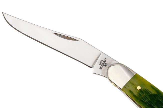 Afbeelding voor Case Muskrat Green Apple Bone, Peach Seed Jig, 27866, MUSKRAT SS zakmes