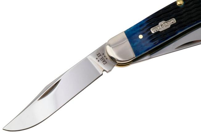 Image for Case Sowbelly Blue Bone, Rogers Corn Cob Jigged, 2795, 6339 SS pocket knife