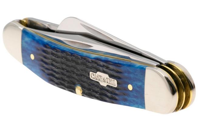 Image for Case Sowbelly Blue Bone, Rogers Corn Cob Jigged, 2795, 6339 SS pocket knife