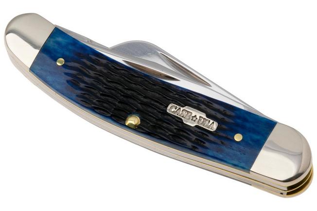 Image for Case Sowbelly Blue Bone, Rogers Corn Cob Jigged, 2795, 6339 SS pocket knife