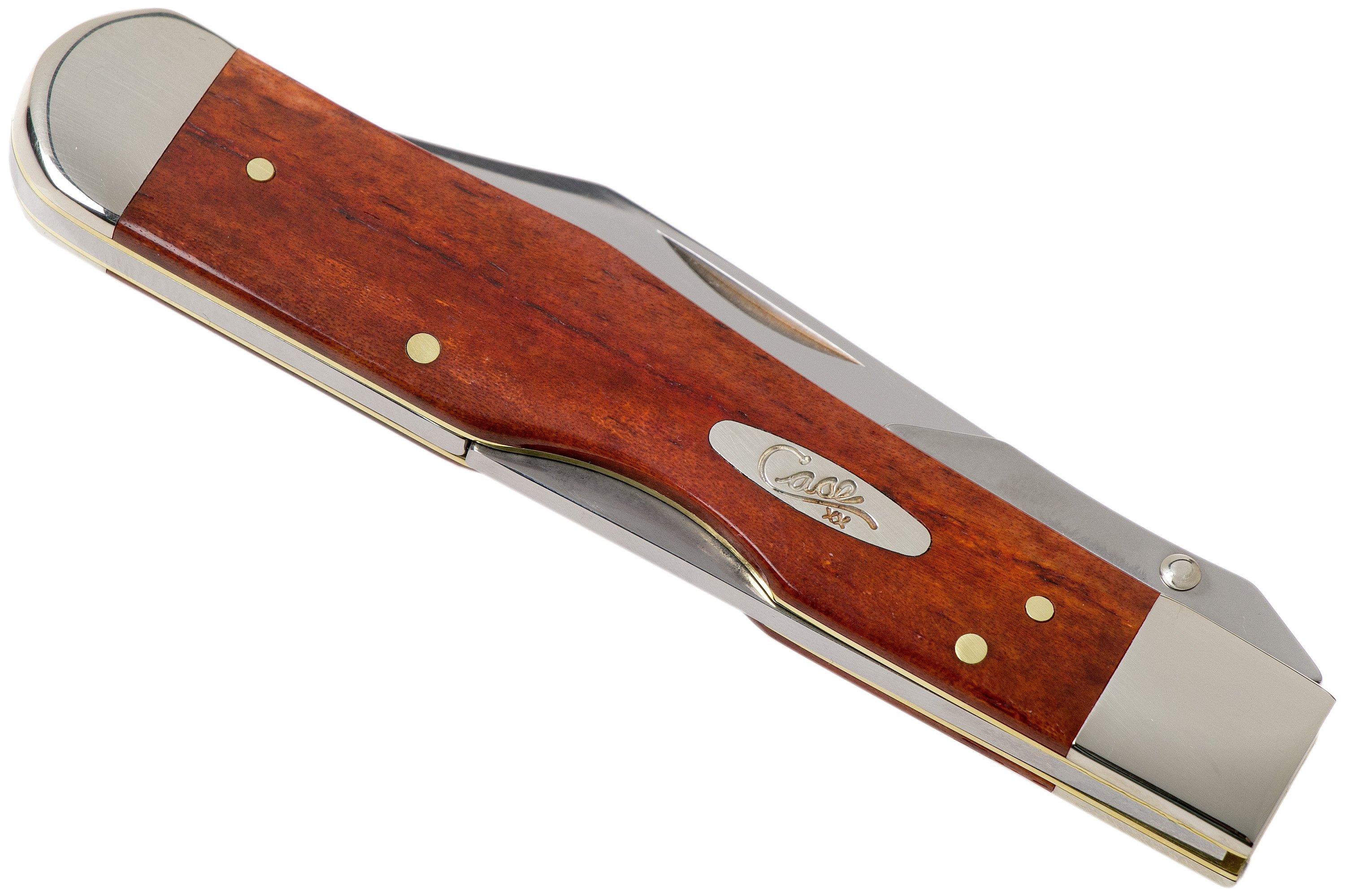 Case Cheetah Smooth Chestnut Bone, 28909, 6111 1/2L SS pocket knife