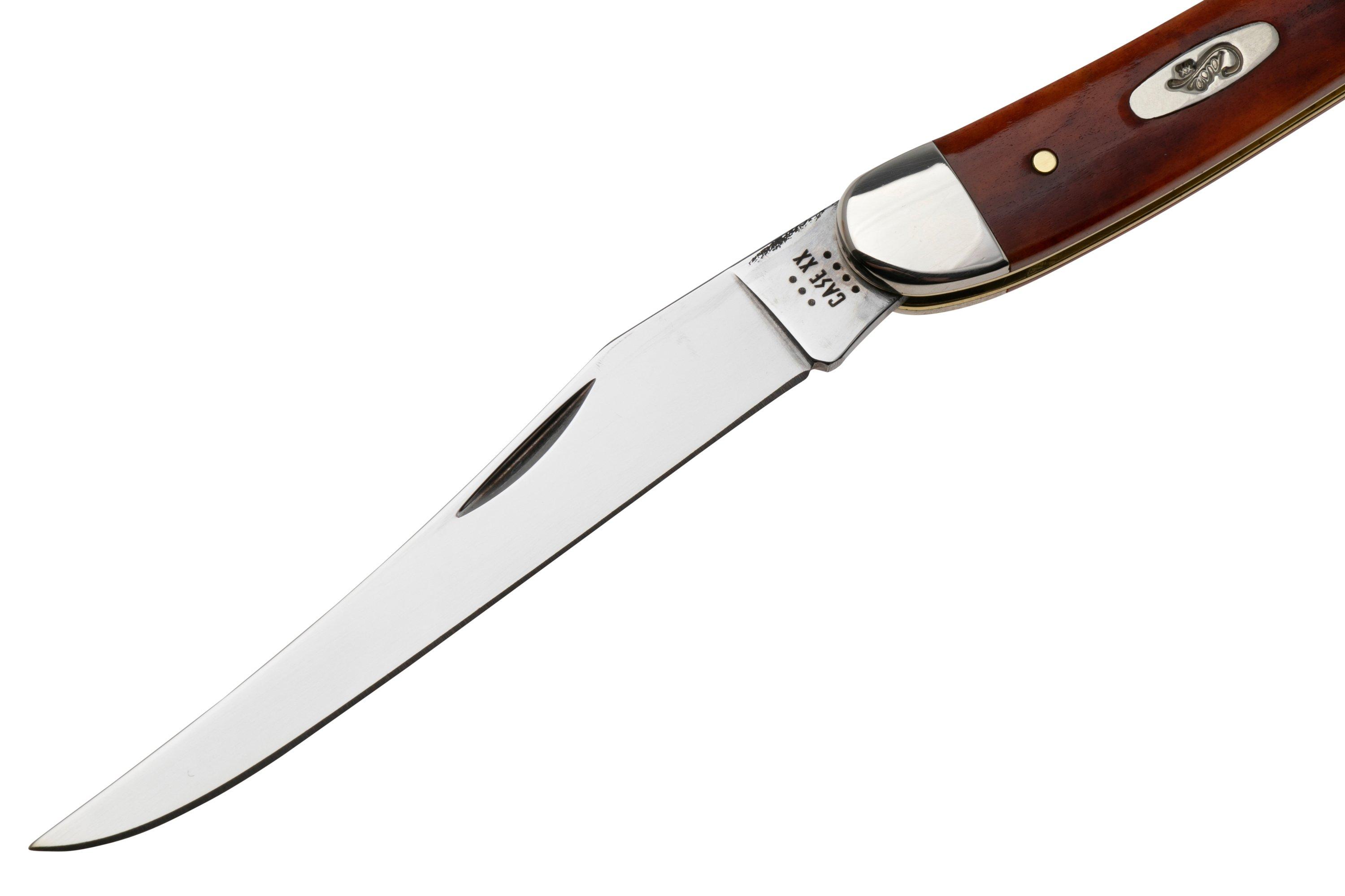 Case Medium Texas Toothpick 28910 Smooth Chestnut Bone 610094 SS pocket ...
