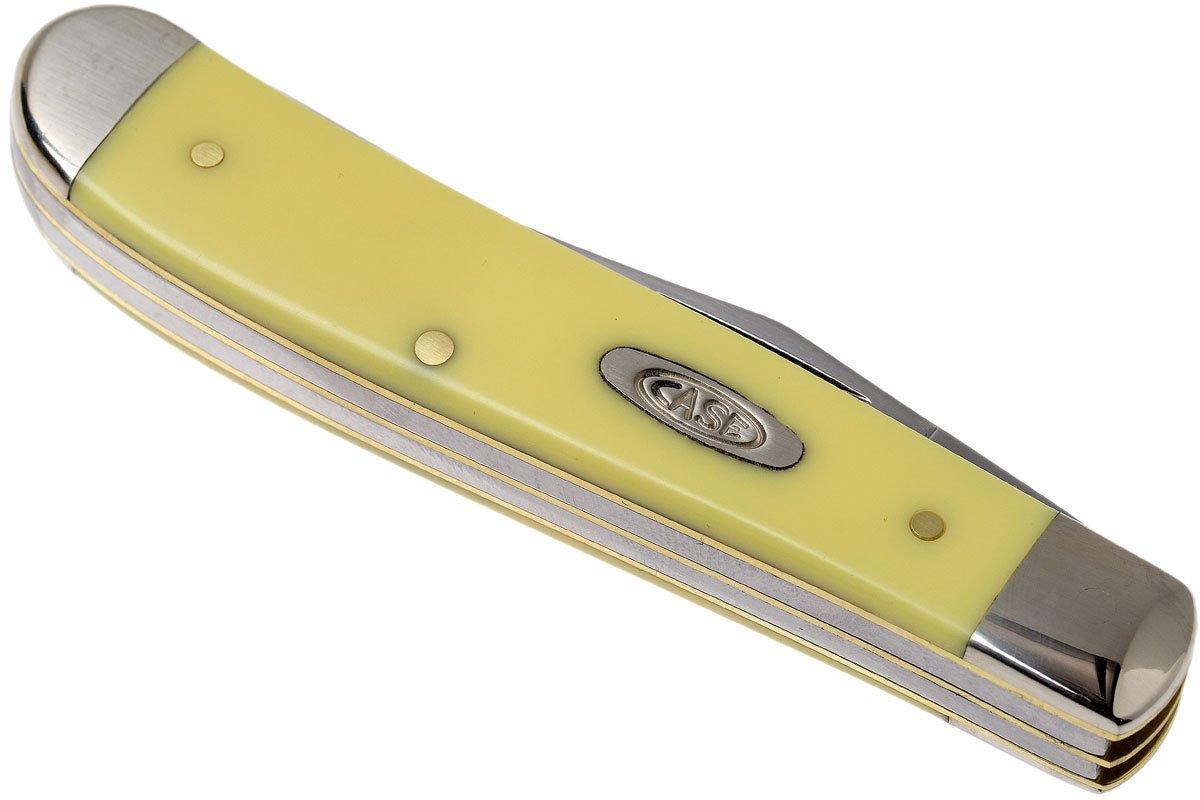 Case Mini Trapper Yellow Synthetic, 00029, 3207 CV pocket knife