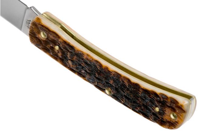 Case Large Stockman Amber Jigged Bone, 00204, 6375 CV pocket knife