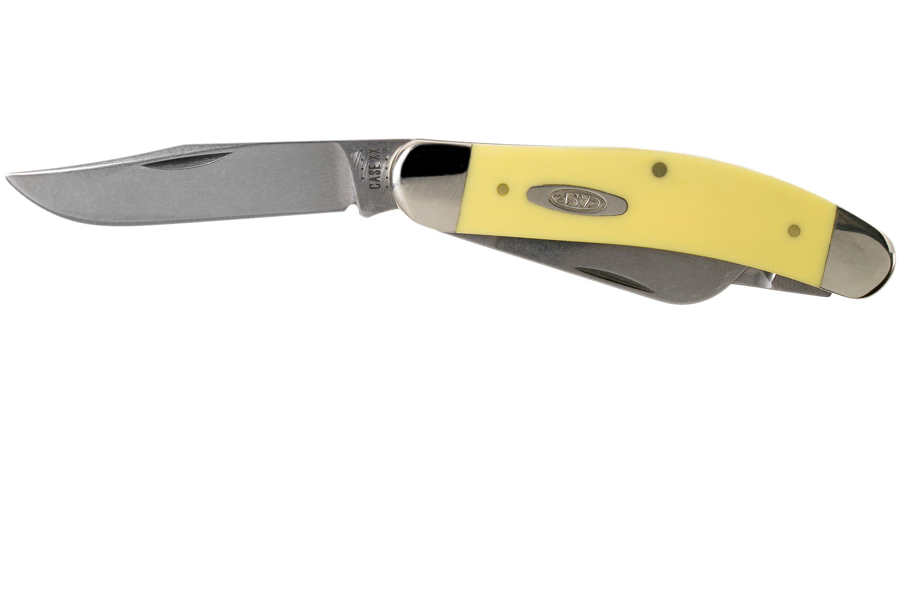 Case Medium Sowbelly Yellow Synthetic 30118, TB3339 CV pocket knife