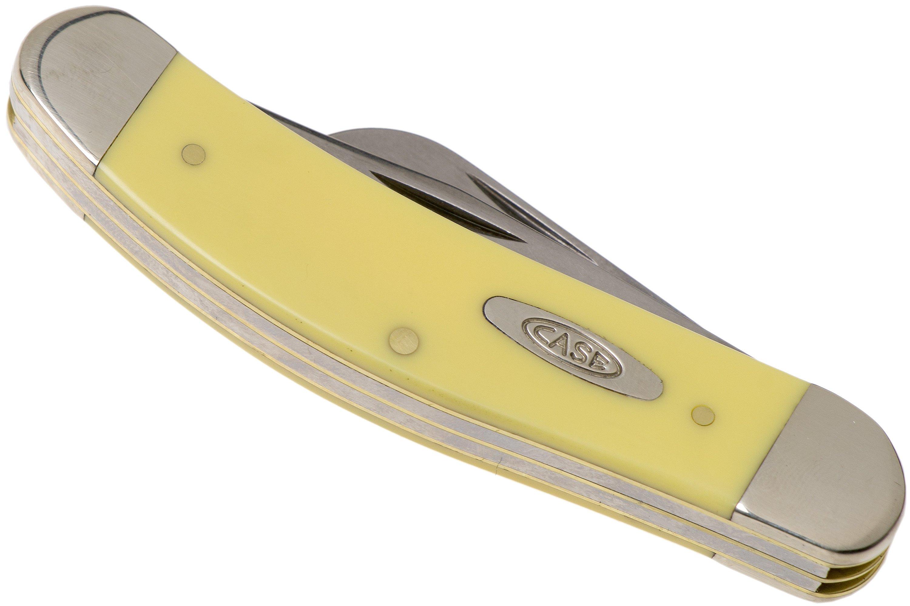 Case Medium Sowbelly Yellow Synthetic 30118, TB3339 CV pocket knife