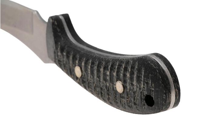 Bild für Case Ridgeback Hunter 30593, Stonewashed Stainless Steel, Black Burlap Laminate, Jagdmesser