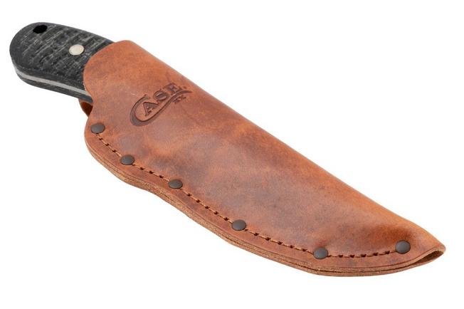 Bild für Case Ridgeback Hunter 30593, Stonewashed Stainless Steel, Black Burlap Laminate, Jagdmesser