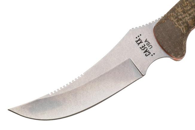 Bild für Case Ridgeback Hunter 30594, Stonewashed Stainless Steel, Green Laminate/Orange G-10, Jagdmesser