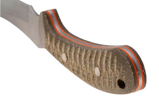 Bild für Case Ridgeback Hunter 30594, Stonewashed Stainless Steel, Green Laminate/Orange G-10, Jagdmesser