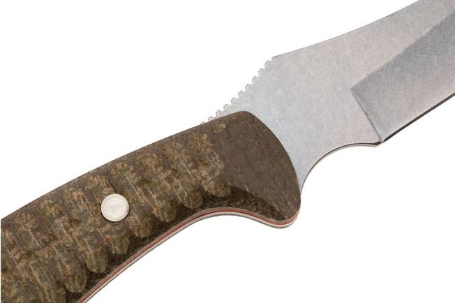 Bild für Case Ridgeback Hunter 30594, Stonewashed Stainless Steel, Green Laminate/Orange G-10, Jagdmesser