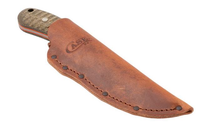 Bild für Case Ridgeback Hunter 30594, Stonewashed Stainless Steel, Green Laminate/Orange G-10, Jagdmesser