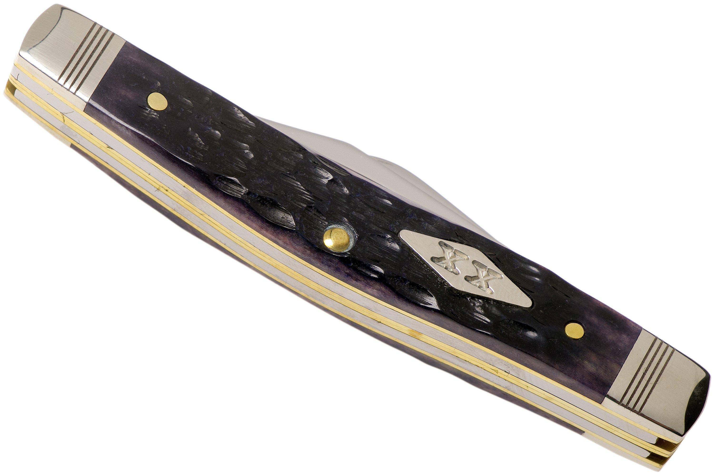 Case Medium Stockman Purple Bone, Standard Jig, 31622, 6344 SS pocket knife Advantageously
