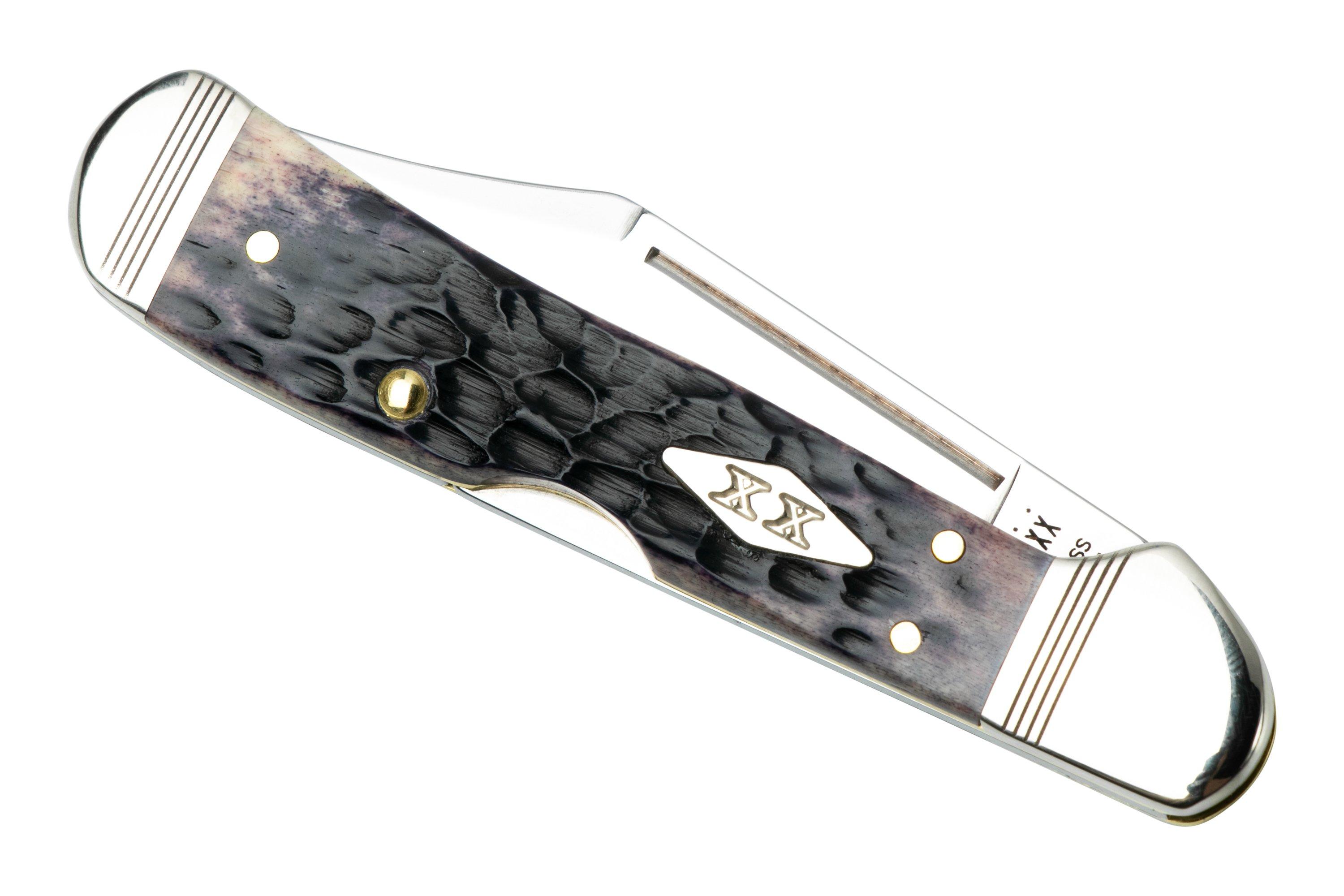 Case Mini Copperlock Purple Bone, Standard Jig, 31625, 61749L SS