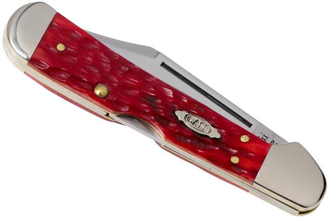 Case®  Peach Seed Jig Dark Red Bone Medium Jack Knife –