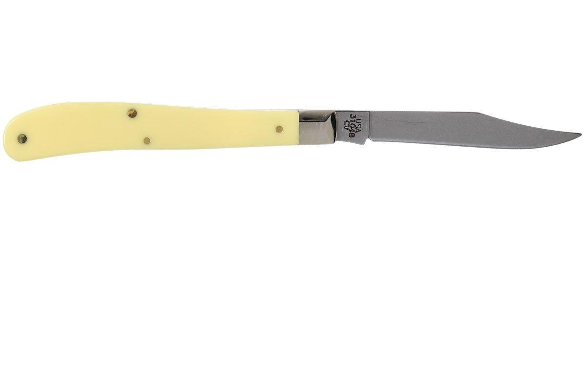 Case Slimline Trapper Yellow Synthetic, 00031, 31048 CV pocket knife