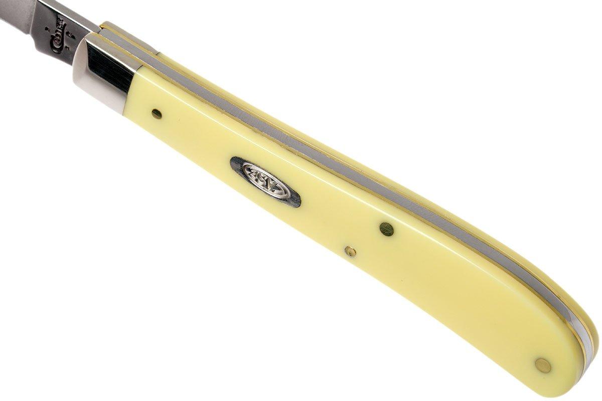 Case Slimline Trapper Yellow Synthetic, 00031, 31048 CV pocket knife