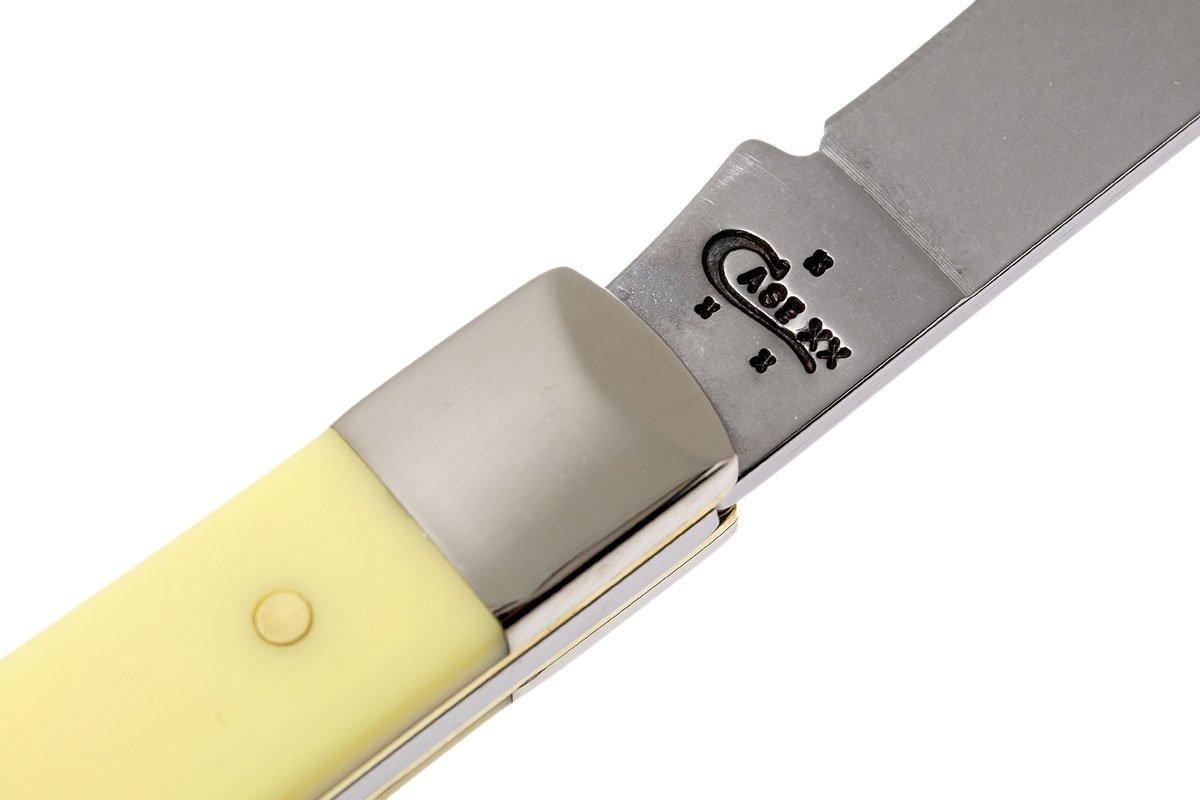 Case Slimline Trapper Yellow Synthetic, 00031, 31048 CV pocket knife