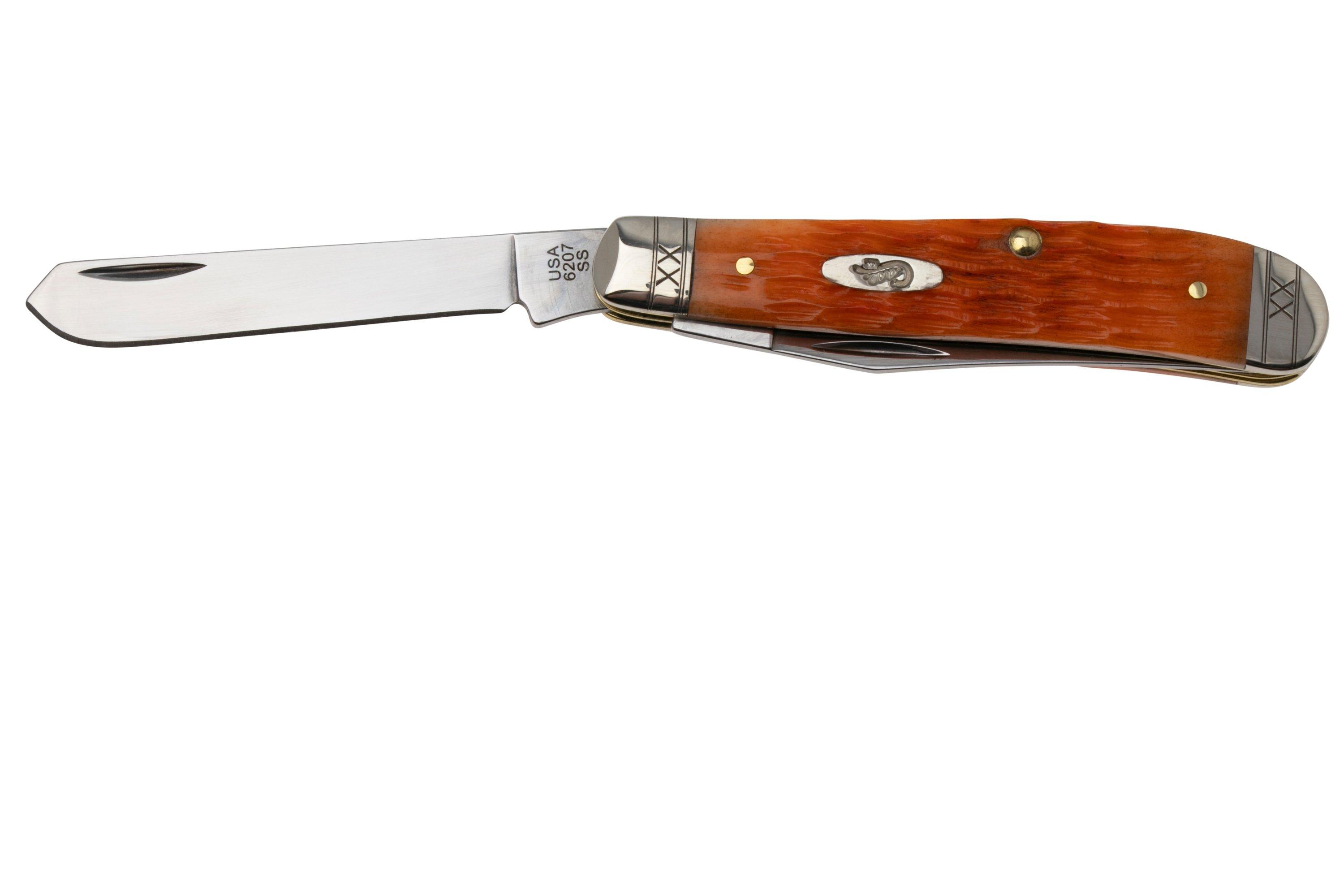 Case Mini Trapper 35809 Cayenne Bone, Crandall Jig, Embellished ...
