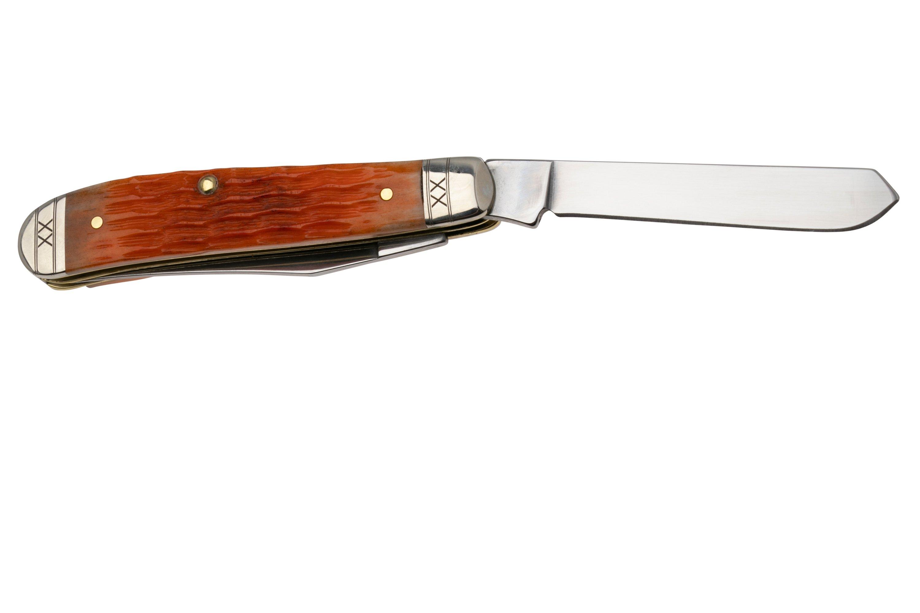 Case Mini Trapper 35809 Cayenne Bone, Crandall Jig, Embellished ...