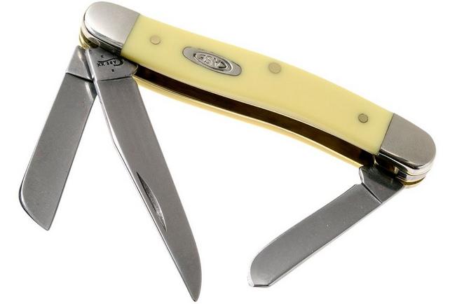 Case Medium Stockman Yellow Synthetic, 00035, 3318 CV pocket knife