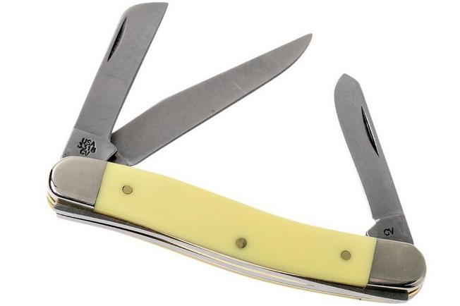 Case Medium Stockman Yellow Synthetic, 00035, 3318 CV pocket knife