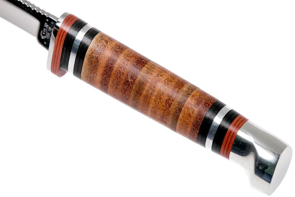 Case Leather Hunter Fixed 00379, M3FINN SS, hunting knife