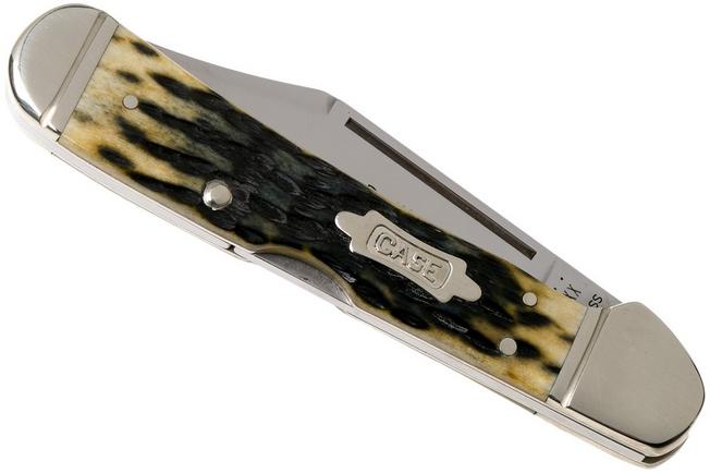 Case Sod Buster Jr Amber Jigged Bone, 30092, 6137 CV pocket knife