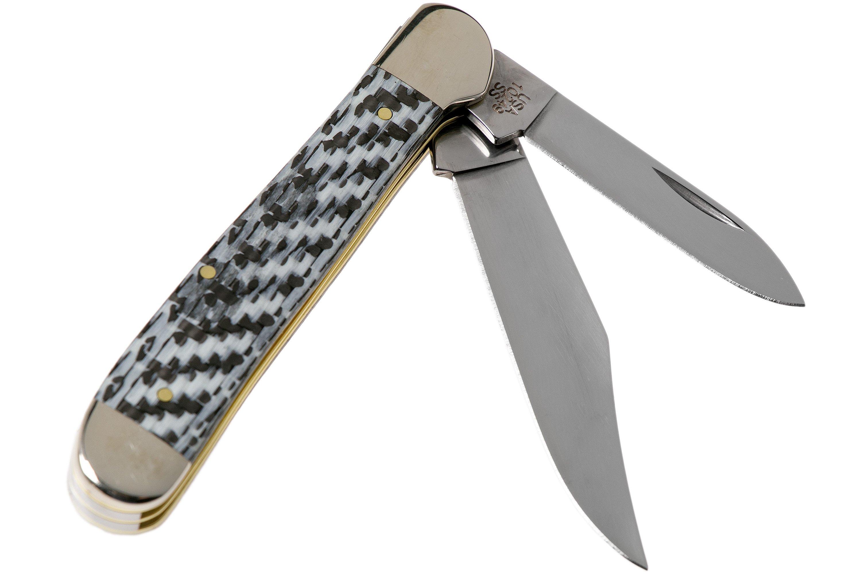 Case Copperhead White & Black Carbon FibreG10 Weave Smooth, 38930