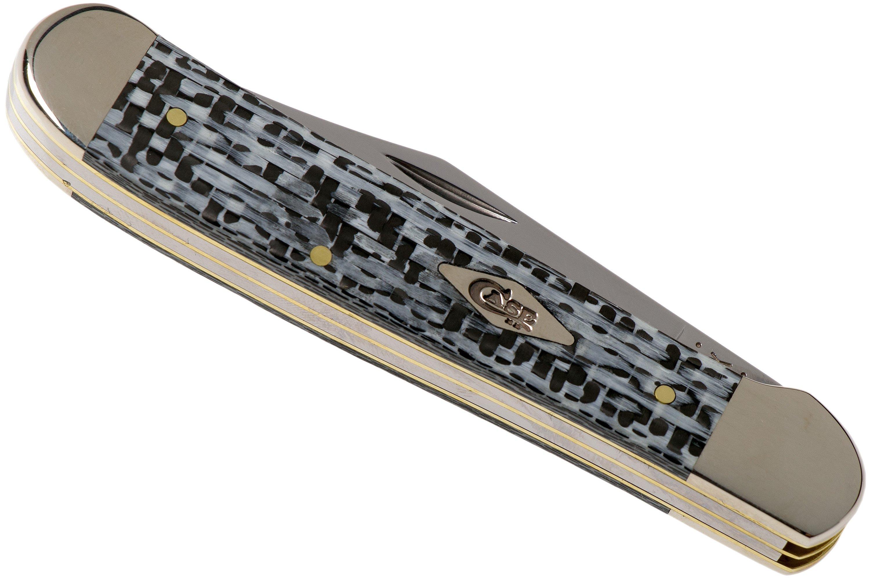 Case Copperhead White & Black Carbon FibreG10 Weave Smooth, 38930