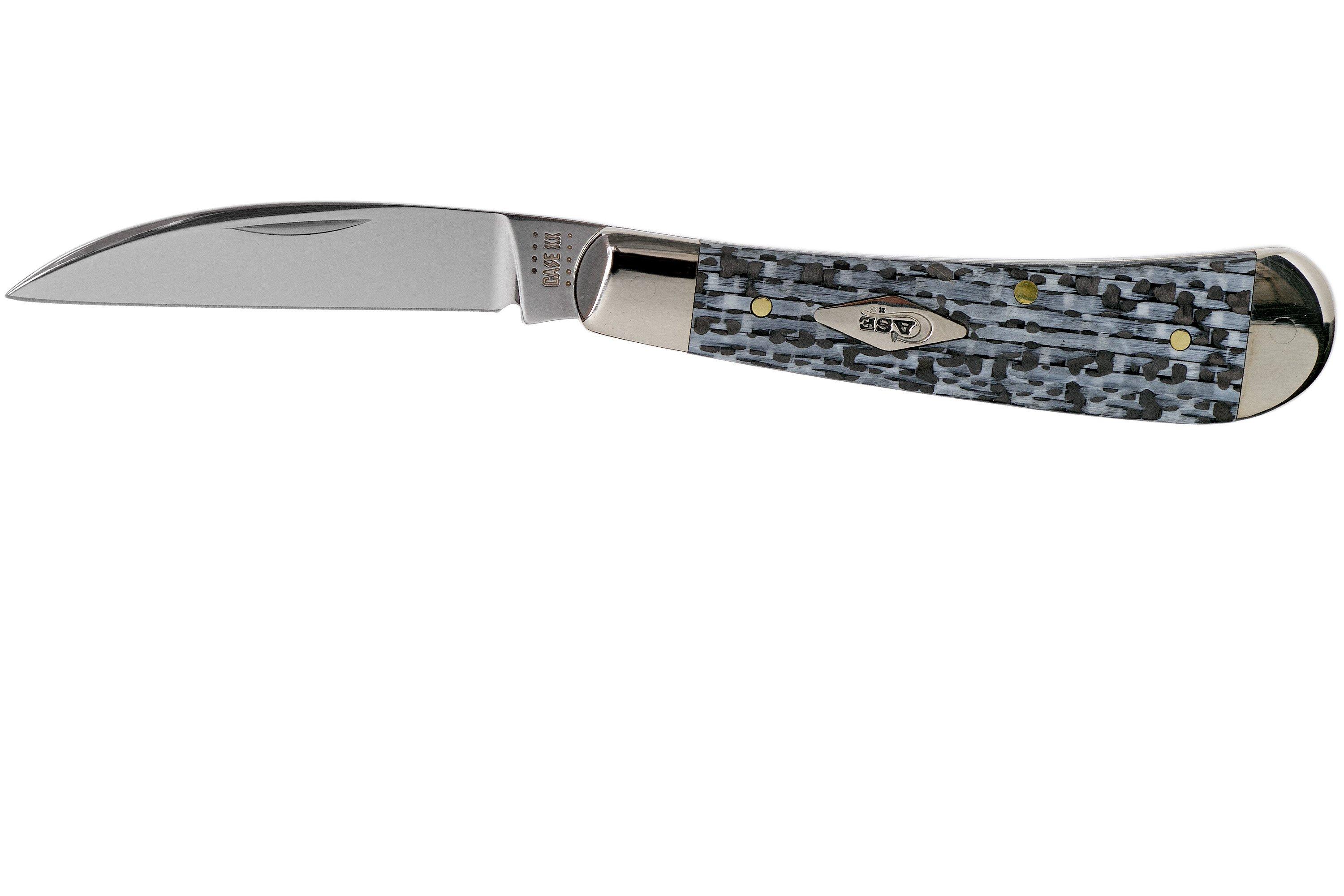 Case Sway Back White & Black Carbon FibreG10 Weave Smooth, 38931