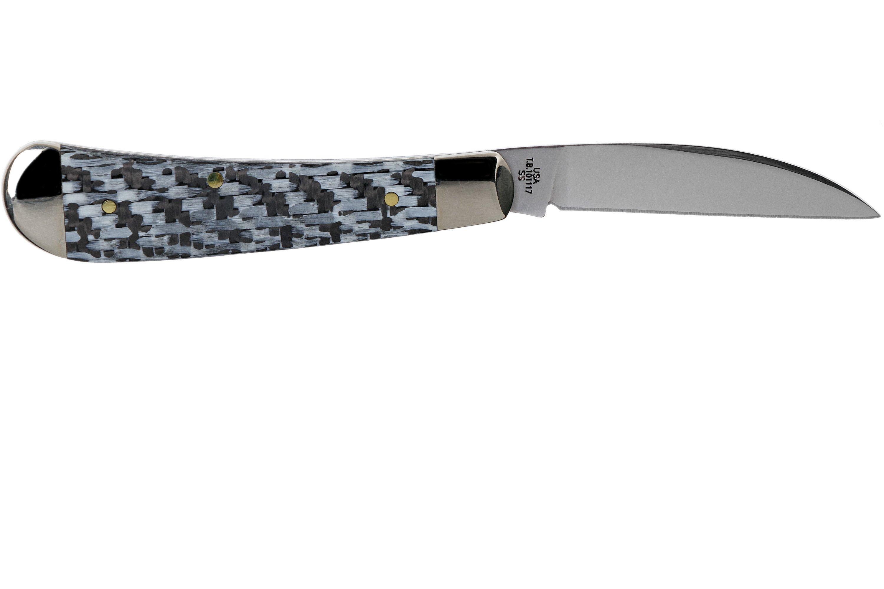 Case Sway Back White & Black Carbon FibreG10 Weave Smooth, 38931