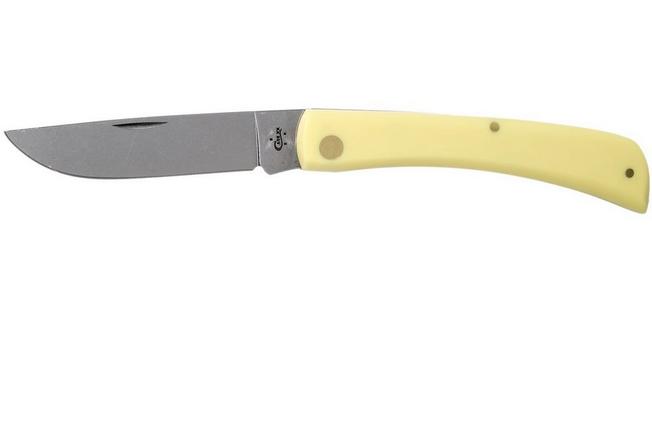 Case®  Yellow Synthetic Carbon Steel Sod Buster Jr® Knife