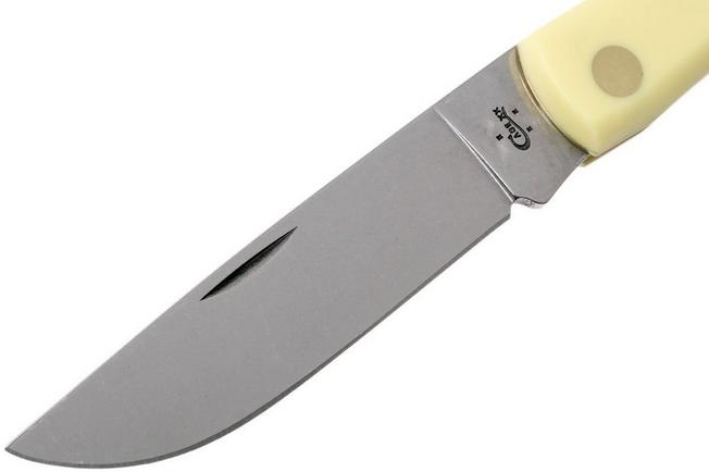 Case Sodbuster Knife 4.625 Yellow Synthetic (3138 CV) 038 - Blade HQ