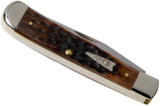 CASE 100th Anniversary Jigged Bone Handle Holding Knife 1626