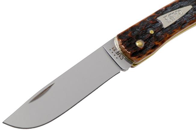 Case Sod Buster Jr. Rough Black Synthetic, 18229, 6137 SS pocket knife